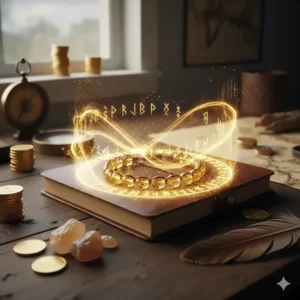 Conceptual image highlighting the citrine stone meaning, often associated with attracting wealth and prosperity.