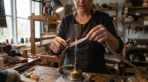 Examining end sealing methods for a nylon cord bracelet vs waxed cotton cord bracelet to prevent fraying.